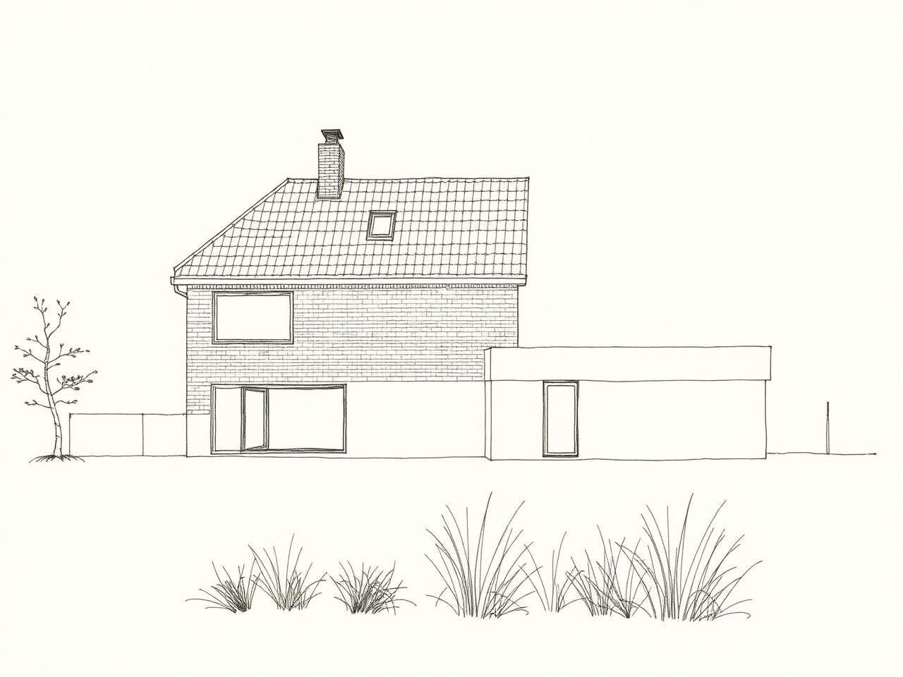 Tilbygning til villa